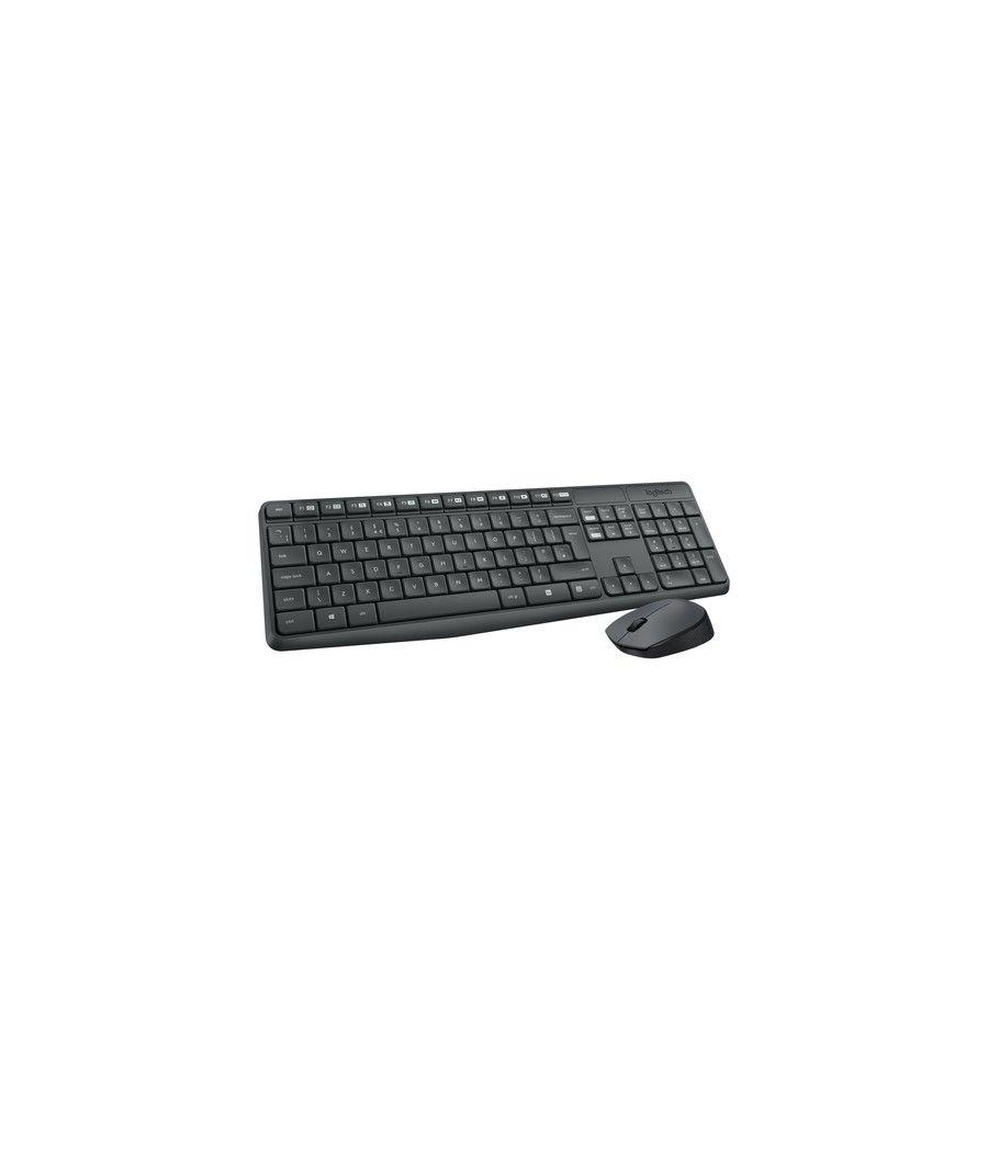 Teclado + mouse logitech mk235 wireless inalambrico frances - Imagen 5