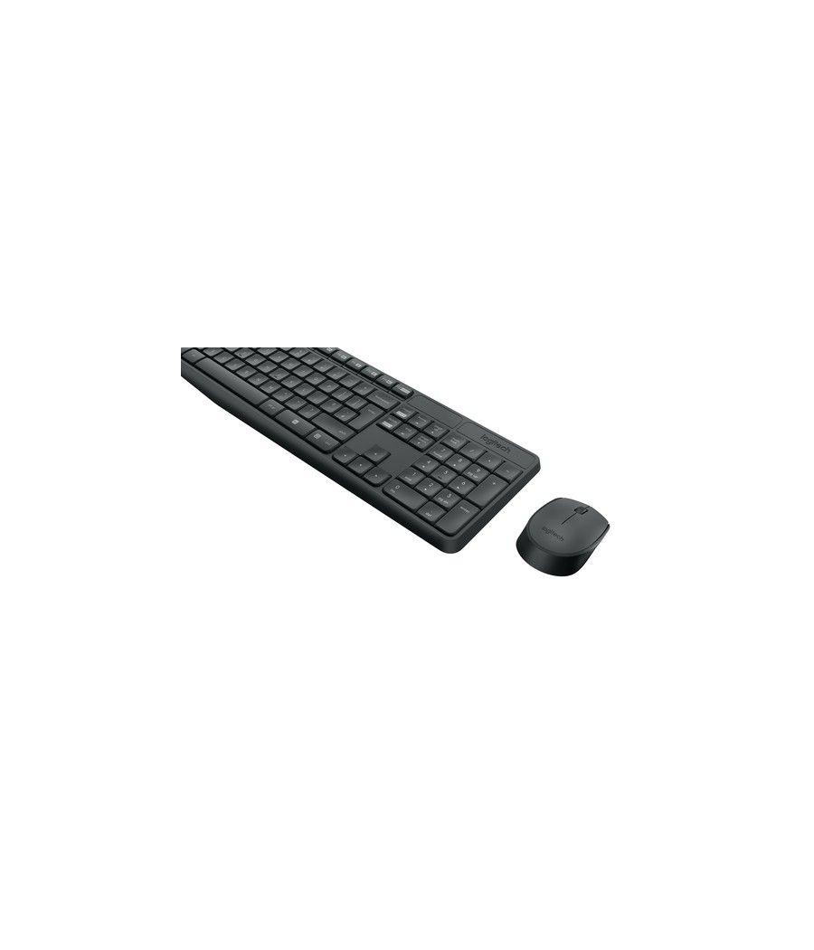 Teclado + mouse logitech mk235 wireless inalambrico frances - Imagen 6