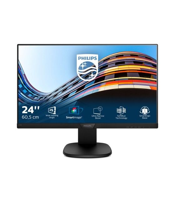 Philips S Line Monitor LCD con tecnología SoftBlue 243S7EYMB/00 - Imagen 1