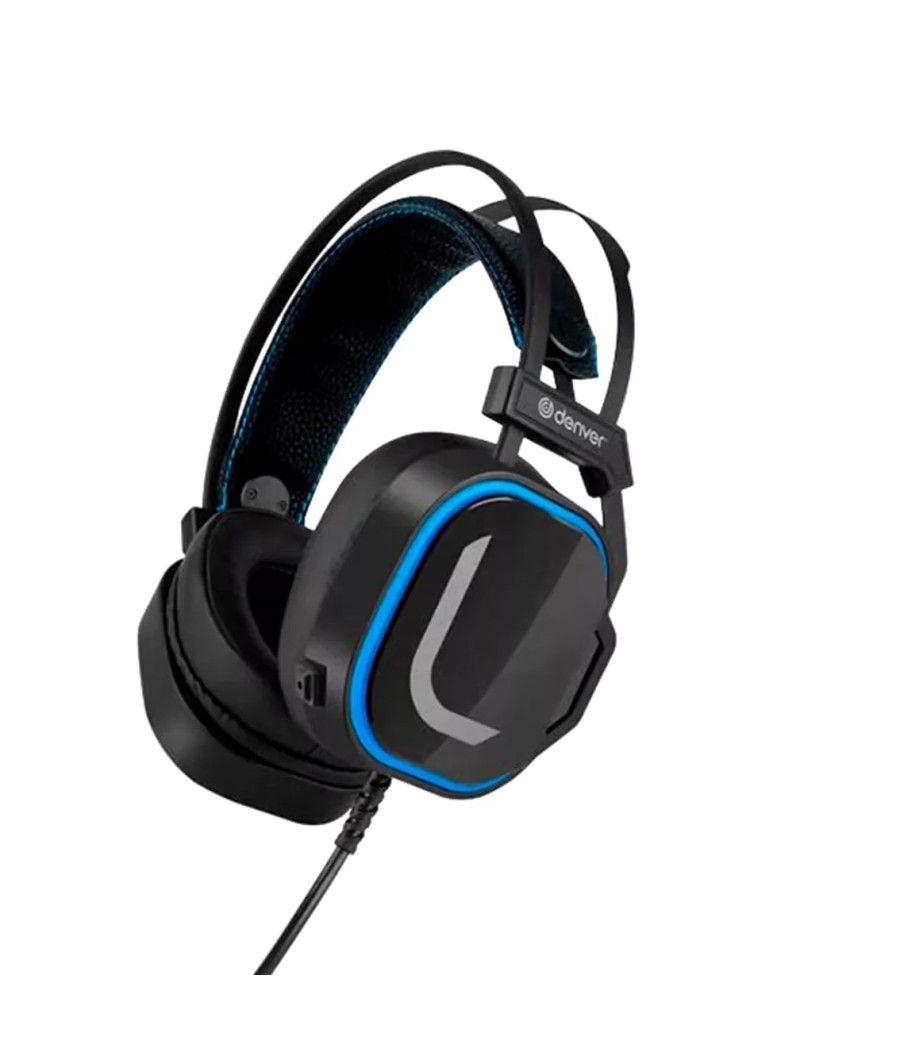 Auriculares gaming denver ghs - 131 - usb - negro - Imagen 1