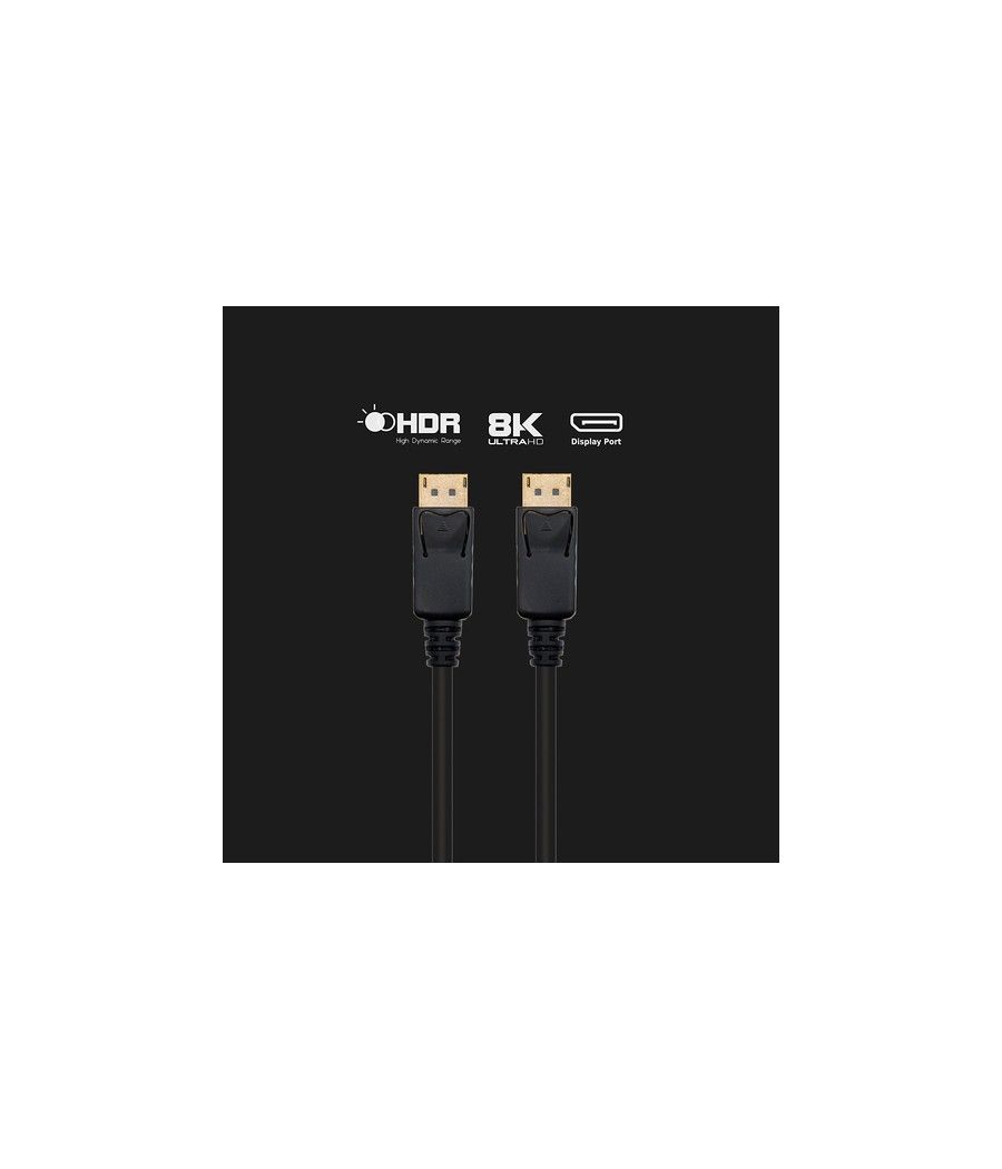 Cable ewent displayport v1.4 - 8k - 60hz - 1m - Imagen 4