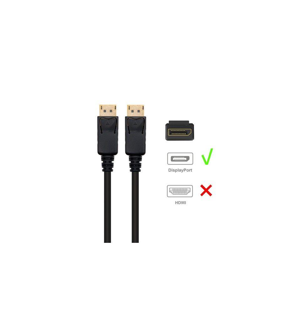 Cable ewent displayport v1.4 - 8k - 60hz - 3m - Imagen 2